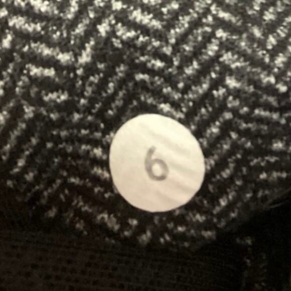 Lululemon Define Women's Gray Herringbone Zip Up High Neck Thumbholes Jacket 6 - Picture 5 of 5